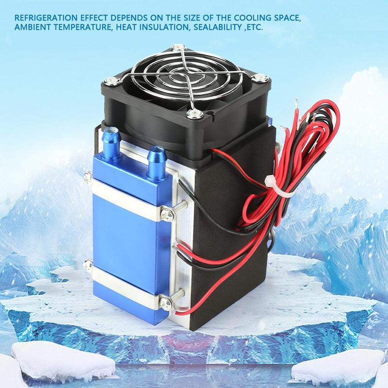 [Australia] - Semiconductor Cooler DC 12V 4/6 Chip Semiconductor Refrigeration Machine Cooler DIY Radiator Air Cooling Device(DC 12V 4 Chip) DC 12V 4 Chip 