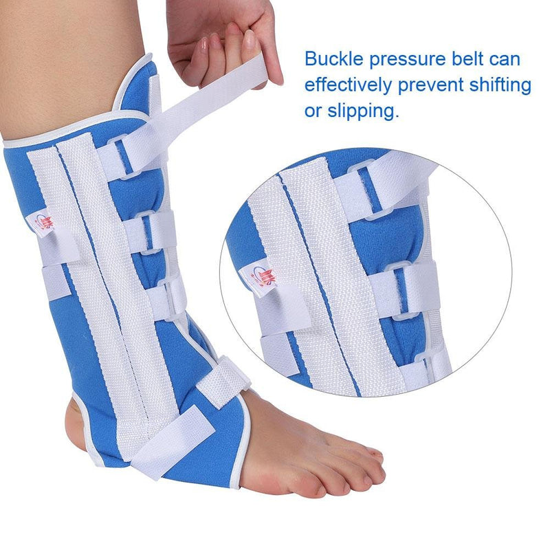 [Australia] - Foot Drop Brace Ankle Support Ankle Orthosis Brace Adjustable Knee Joint Support Elastic Ankle Wrap(S) S 