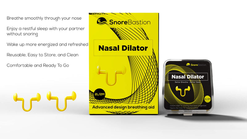 [Australia] - Nasal Dilators for Breathing by Snore Bastion - Nose Cones Reduce Snoring- Nostril Opener Nasal Dilator - Nose Vents to Ease Breathing - Anti Snoring Nose Plugs 