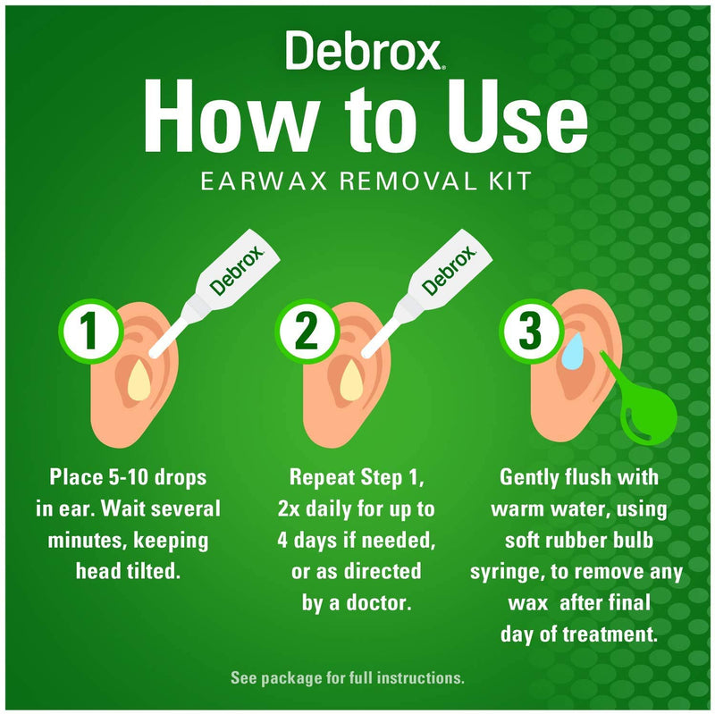 [Australia] - Debrox Earwax Removal Aid Kit 0.5 oz (0.5 Fl Oz (Pack of 1)) 0.5 Fl Oz (Pack of 1) 