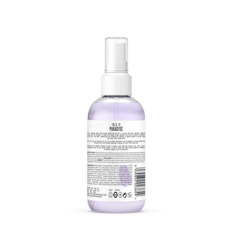 [Australia] - Isle of Paradise Fake Tan Water Dark (200 ml) Hydrating Self Tanning Water Natural Ingredients & Vegan 