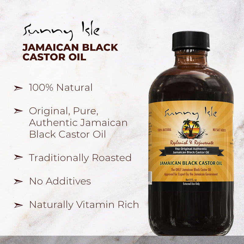 [Australia] - Sunny Isle Jamaican Black Castor Oil, 8 Fl Oz 