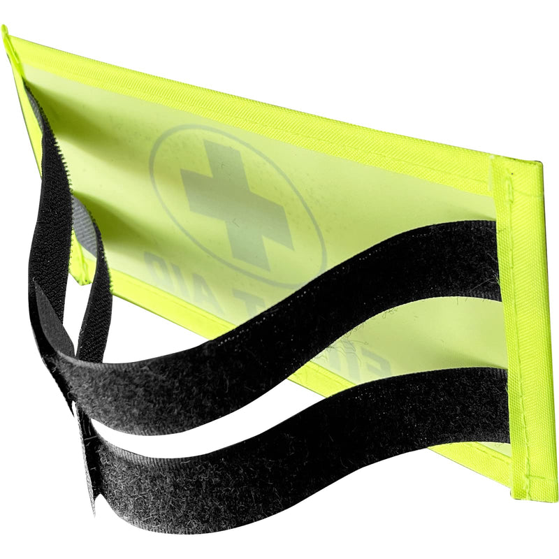 [Australia] - RE-GEN - First Aid Aider Responder Home Office Workplace Armband ID Badge Sleeve Strap - Yellow High Visibility (Single Pack) 