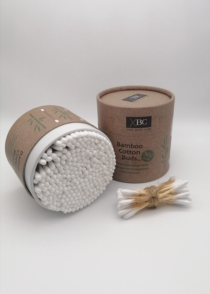 [Australia] - Premium 300 Biodegradable Eco Friendly Bamboo Cotton Buds | Compostable Wooden Ear Sticks | Zero Waste Disposable Products | Plastic Free Makeup Swab | Safety Organic Swabs for Eye Cleaning | Utensils 