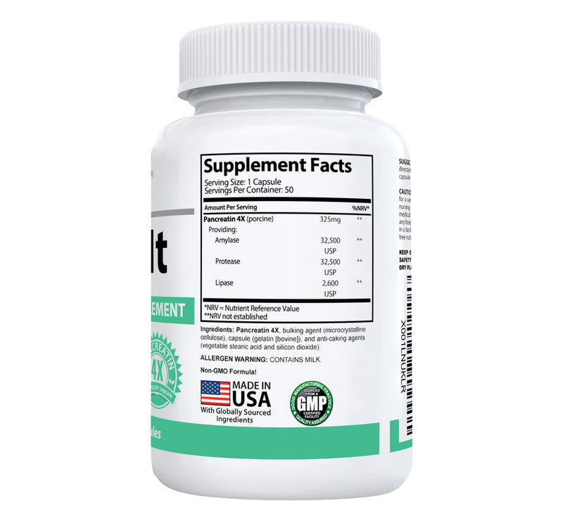 [Australia] - DigestIt Digestive Enzymes | Multi-Enzyme Formula with Amylase, Protease & Lipase | Increase Energy & Reduce Gas, Bloating & Indigestion | Non-GMO | 50 Capsules 