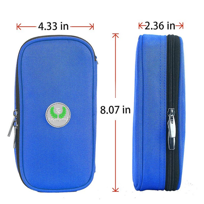 [Australia] - YOUSHARES Insulin Cooler Travel Case - Medication Diabetic Insulated Organizer Portable Cooling Bag for Insulin Pen and Diabetic Supplies with 2 Cooler Ice Pack (Blue) Blue 