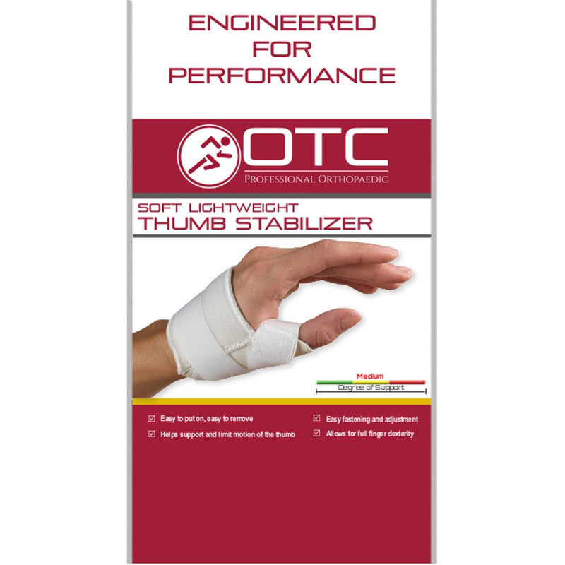 [Australia] - OTC Thumb Immobilizer, Soft Lightweight Duty, Medium (Left Hand) Left Medium (Left Hand) 