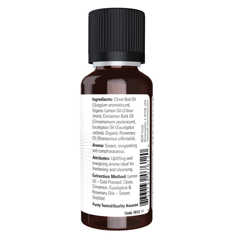 [Australia] - NOW Essential Oils, Nature's Shield, Energizing Aromatherapy Scent, Blend of Pure Essential Oils, Vegan, Child Resistant Cap, 1-Ounce 