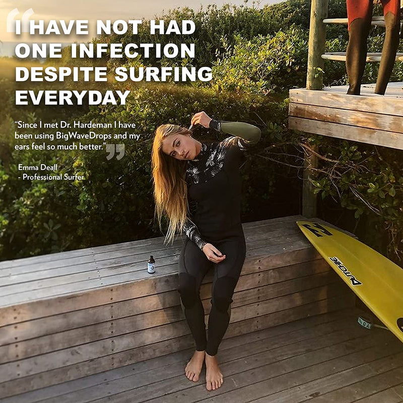 [Australia] - BigWave Drops - Ear Drops Formulated to Treat Swimmer's Ear - Surfer's Ear - Ear Infections - Made to Heal, Dry, & Soothe to Reduce Ear Pain - Designed to Improve Earwax Removal & Reduce Inflammation 