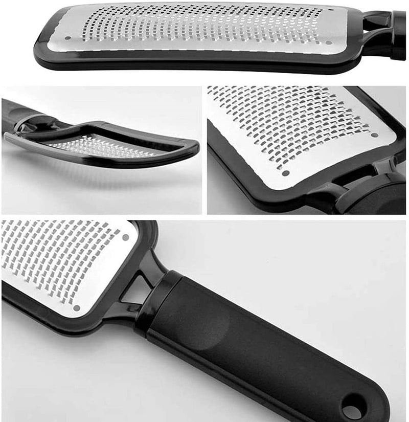 [Australia] - Foot Rasp Hard Skin Remover, Dead Skin Remover for Feet, Pedicure Foot File Make Foot Beauty Extra Smooth, Foot Scrub Foot Exfoliator for Corn Removal, Feet Care Callous Removers for Feet (1 Black) 1 Black 