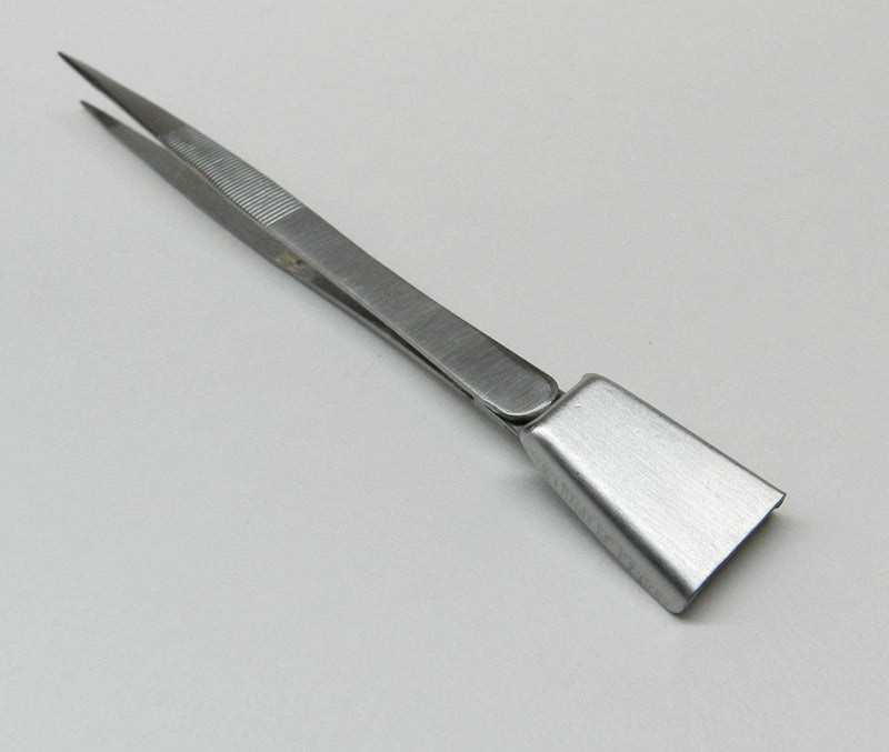 [Australia] - JTS Diamond Tweezer with Scoop For Stones Bead Work Gemologist Tweezers Shovel End 