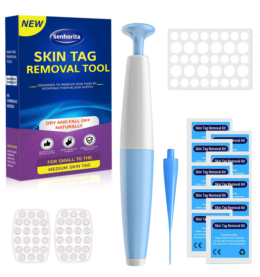 [Australia] - Skin Tag Removal, Skin Tag Remover Kit, Safe Painless Verruca and Wart Remover Pen with Patches for Hands Face Adults 2 in 1 Kit at Home 