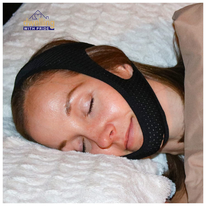 [Australia] - Anti Snore Chin Strap | Anti-Dry Mouth Chin Strap for CPAP Users | Stop Noise | Snoreless Sleeping Solution for Men and Women | Breathing Aid for Snoring 