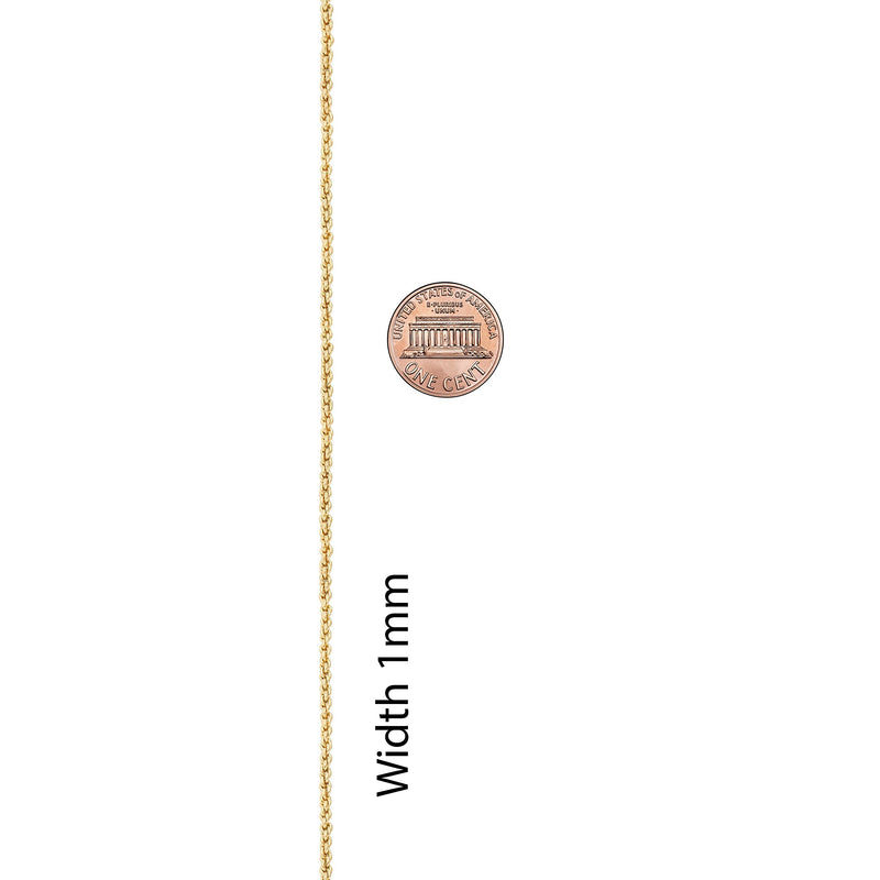 [Australia] - Lifetime Jewelry 1mm Rope Chain Anklet for Women and Teen Girls 24k Real Gold Plated 10.0 Inches 