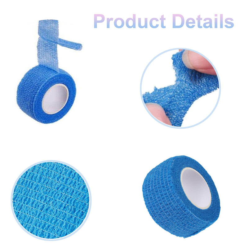 [Australia] - N7PI 新品 Self Adherent Bandage,6 Rolls Self Adhesive Bandage Wrap,Pet Vet Wrap Bulk Stretch Tape,Cohesive Bandages,for Finger, Sports and Stretch Athletic (1) 1 