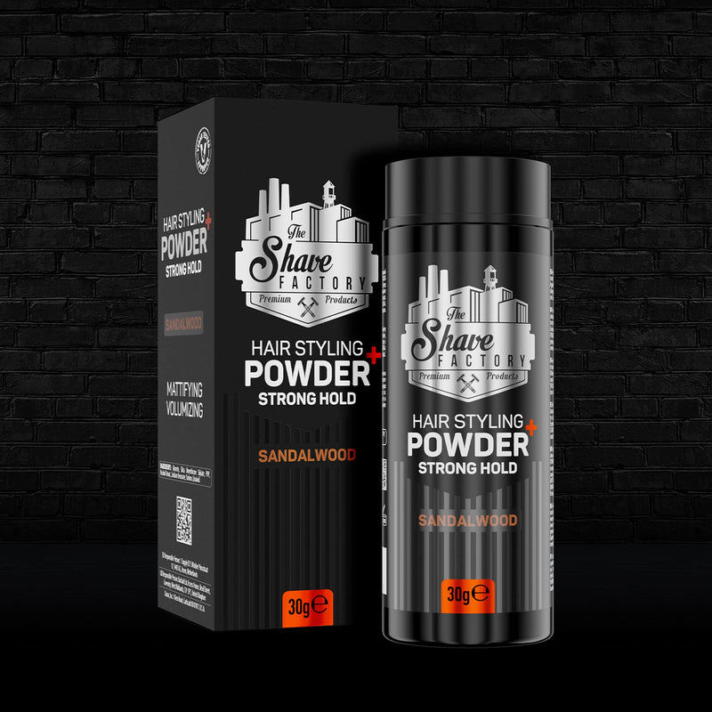 [Australia] - The Shave Factory Hair Styling Powder 30g. Mattifying&Volumizing Powder with Maximum Control-Elegant Design, Ease Of Use, Flexible and Long-Lasting Hold Product For Professional Barbers (1) 