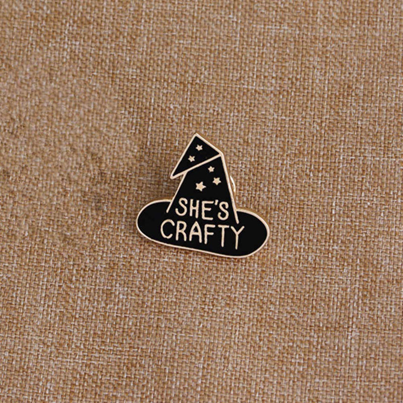 [Australia] - Enamel Pin Art Badges Brooch Cute Hard Enamel Laple Pin A-wizard Hat 