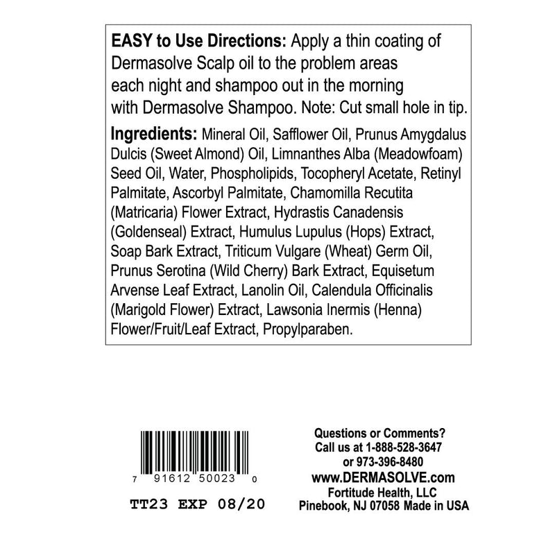 [Australia] - Dermasolve Psoriasis Scalp Oil (2-Pack) Seborrheic Dermatitis & Dandruff Relief - Formulated to Loosen Scaling Build-up, Moisturize, Condition, Prevent Itching, and Flaking (4.0 oz Each) 