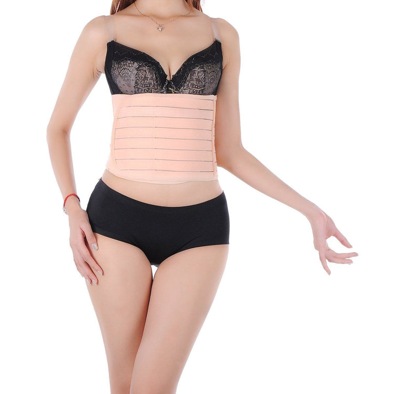 [Australia] - Healthcom 3 in 1 Postpartum Support Recovery Belt Breathable Elastic Adjustable Postpartum Recovery Support Girdle Belly After Birth Belly Band Waist Pelvis Belt Pregnancy Belly Wrap Abdominal Binder Body Shaper Postnatal Shapewear(Size:L) 