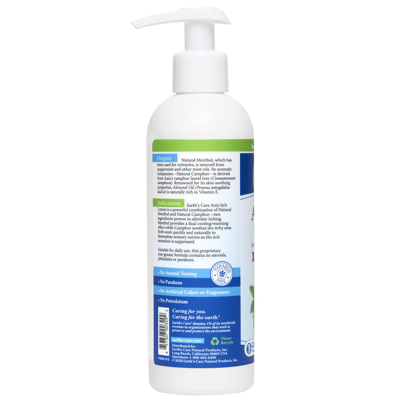 [Australia] - Earth's Care Anti-Itch Lotion, No Parabens, Steroids, Artificial Colors or Fragrance, FL. 8 OZ. 