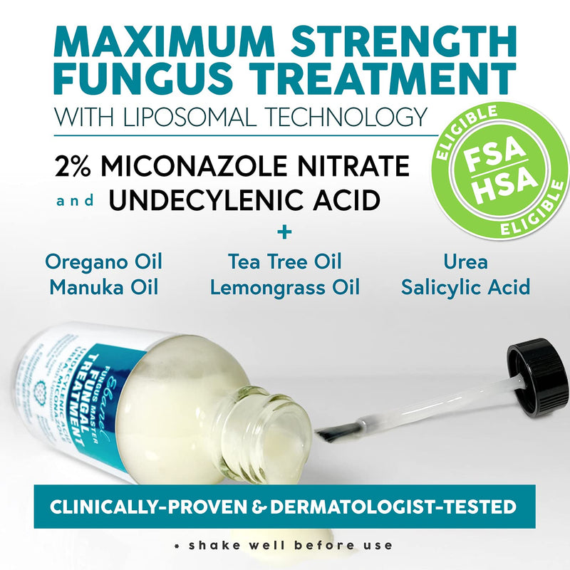 [Australia] - Ebanel Bundle of 2 Pack 40% Urea Cream 4.6 Oz, and Fungus Treatment 2 Oz 