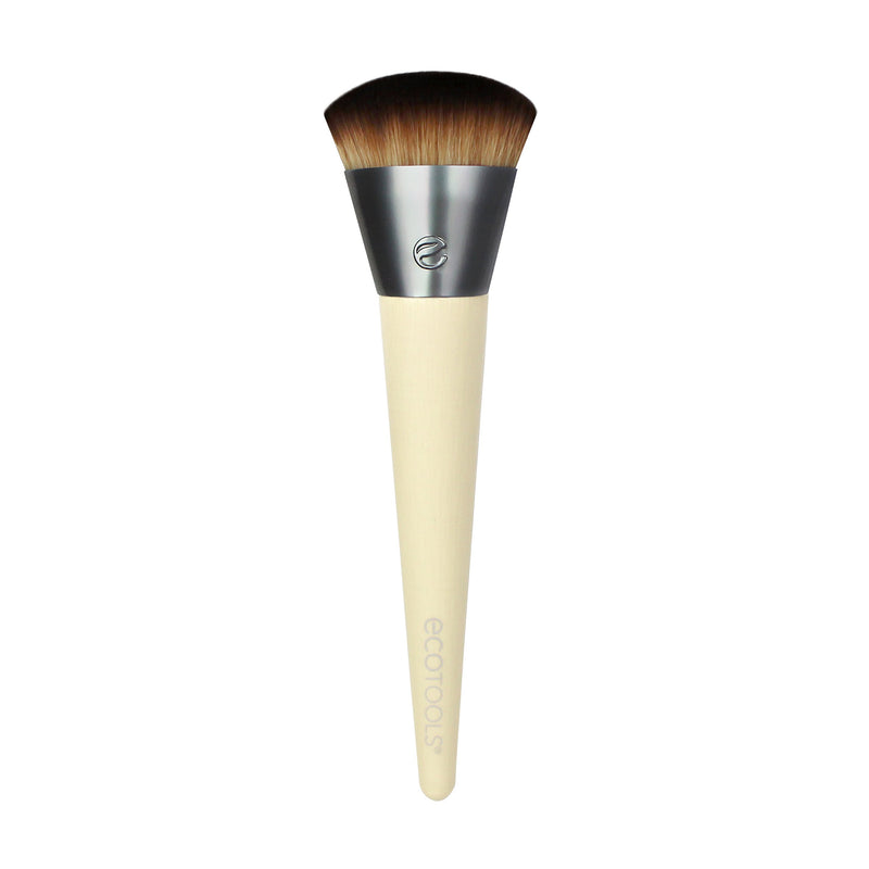 [Australia] - EcoTools Makeup Brush for Professional Finish, for Foundation and Pressed Powder 1 Professional Finish Foundation Brush 