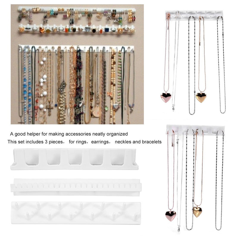 [Australia] - Jewelry Organizer Holder, Necklace Earring Bracelet Organizer Cosmetic Beauty Vanity Display Storage Box 