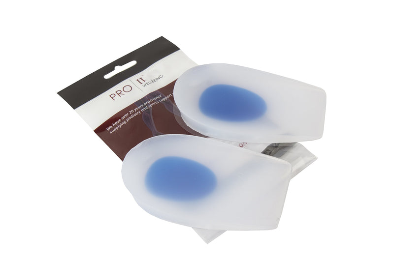 [Australia] - Pro11 Orthotic Silicone Blue spot Length Heel Insoles for Heel Pain Plantar Fasciitis Metatarsalga Medium 6-8.5 