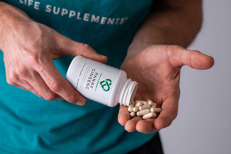 [Australia] - Panax (Korean) Ginseng 3000mg 20% Ginsenosides | 4 Month Supply - 120 High Strength Capsules With No Bulking Agents | For Improved Memory, Athletic Endurance, Stress Reduction | Love Life Supplements 