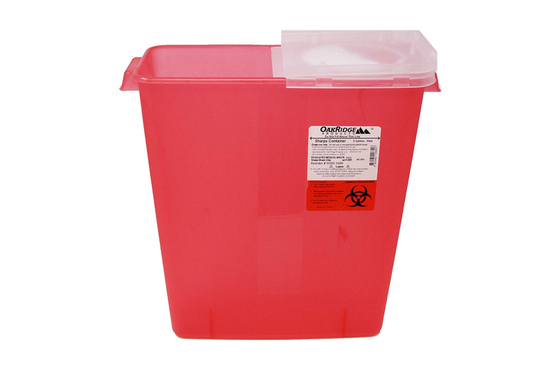 [Australia] - Oakridge 3 Gallon Size Needle and Syringe Sharps Disposal Container 
