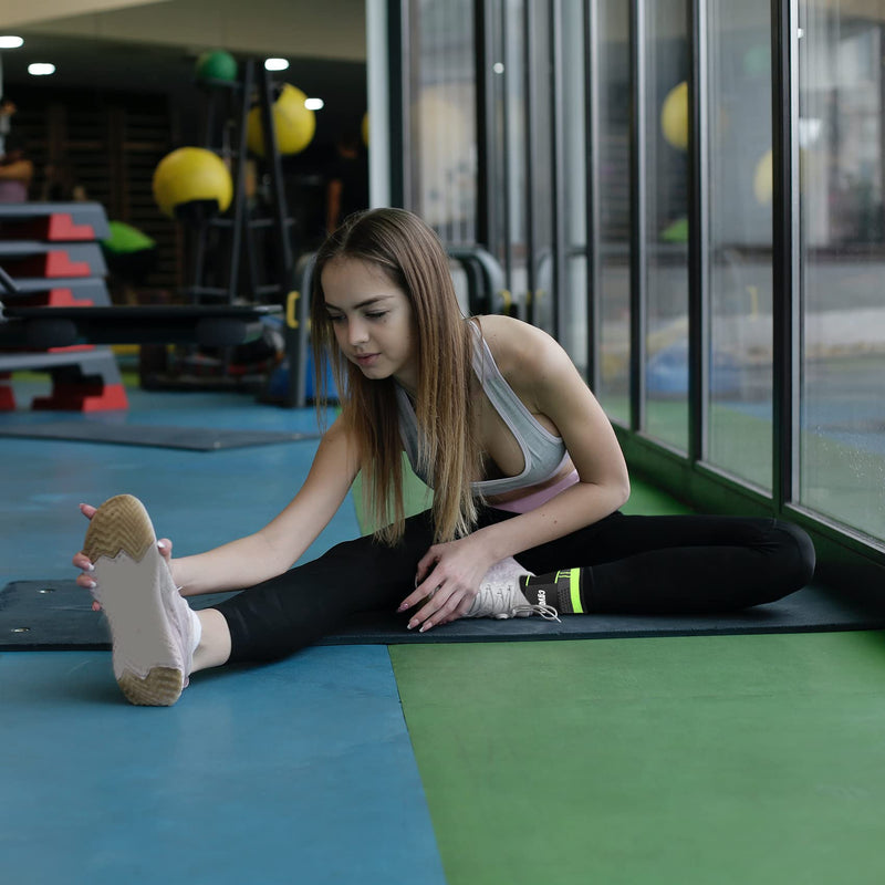 [Australia] - Ankle Braces, Adjustable Compression Ankle Support Men & Women, Strong Ankle Brace Sports Protection, Stabilize Ligaments-Eases Swelling and Sprained Ankle (Large, Green, 1) Large 