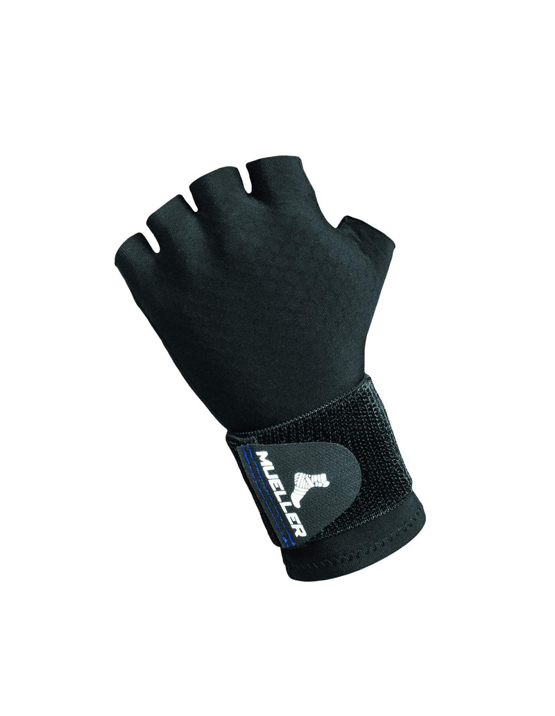 [Australia] - Mueller Sports Medicine Reversible Compression Glove, For Men and Women, Black, S/M 