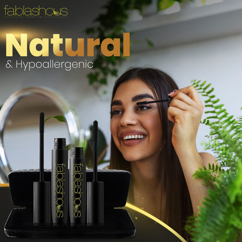 [Australia] - Fablashous 2-Piece 3D Thickening and Lengthening Black Natural Green Tea Fibre Lash Mascara Set1 Units 