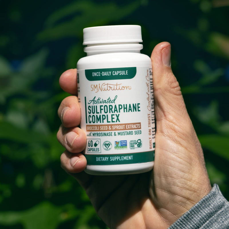 [Australia] - Sulforaphane Supplement 19mg Real Stabilized Sulforaphane | 405mg Complex | 125mg of Glucoraphanin & Myrosinase | from Broccoli Sprouts & Seed Extract | Antioxidant, Detoxification, Cellular Health 