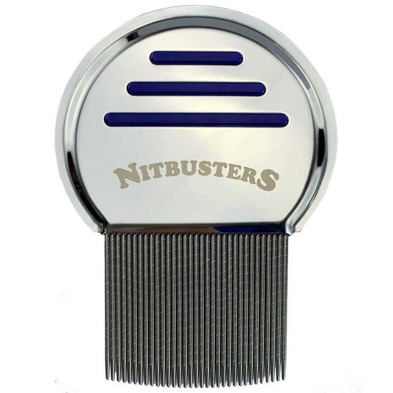 [Australia] - Nitbusters Infinity Stainless Steel Metal Headlice Nit Removal Comb with Spiral Grooves 