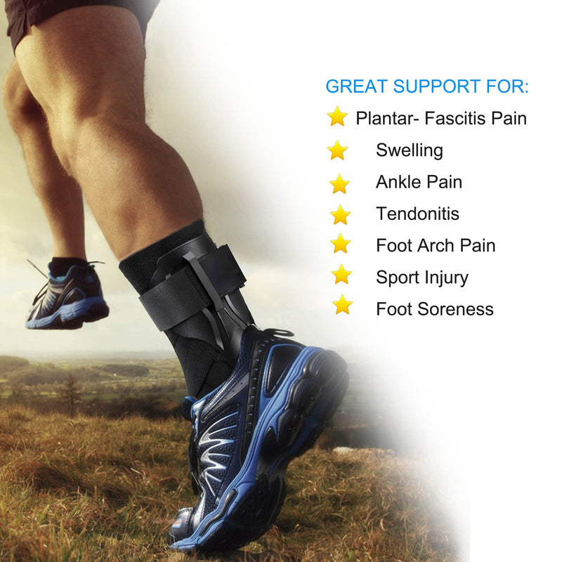 [Australia] - Ankle Brace for Sprained Ankle, Ankle Support Brace with Side Stabilizers for Men & Women , Ankle Splint Stabilizer Volleyball, Basketball, Ankle Supports for Women (Update XL) Update X-Large 