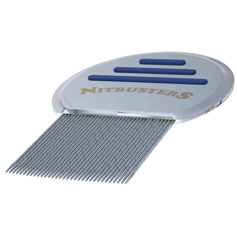 [Australia] - Nitbusters Infinity Stainless Steel Metal Headlice Nit Removal Comb with Spiral Grooves 