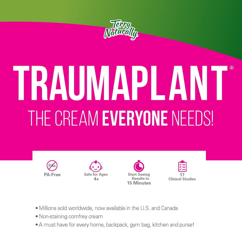 [Australia] - Terry Naturally Traumaplant Comfrey Cream - 1.76 oz (50 g) - Non-Staining Topical Botanical, Free Of Toxic Pyrrolizidine Alkaloids (PAs) & Parabens - For External Use Only 