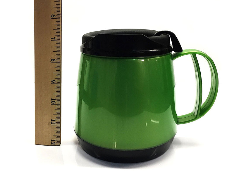 [Australia] - ThermoServ Foam Insulated Wide Body Mug, 20-Ounce, Harvest Green 