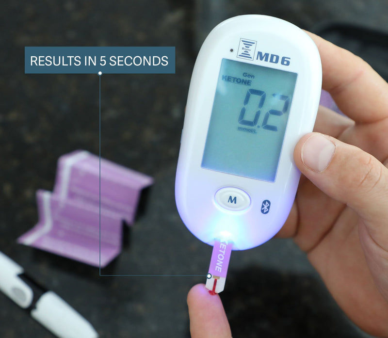[Australia] - Bruno MD6 Box of 10 Ketone Test Strips to Use with Our MD6 Blood Monitoring System | Stay in Ketosis and Get The Best Results with Accurate Keto Counts While Following The Ketogenic Diet … 
