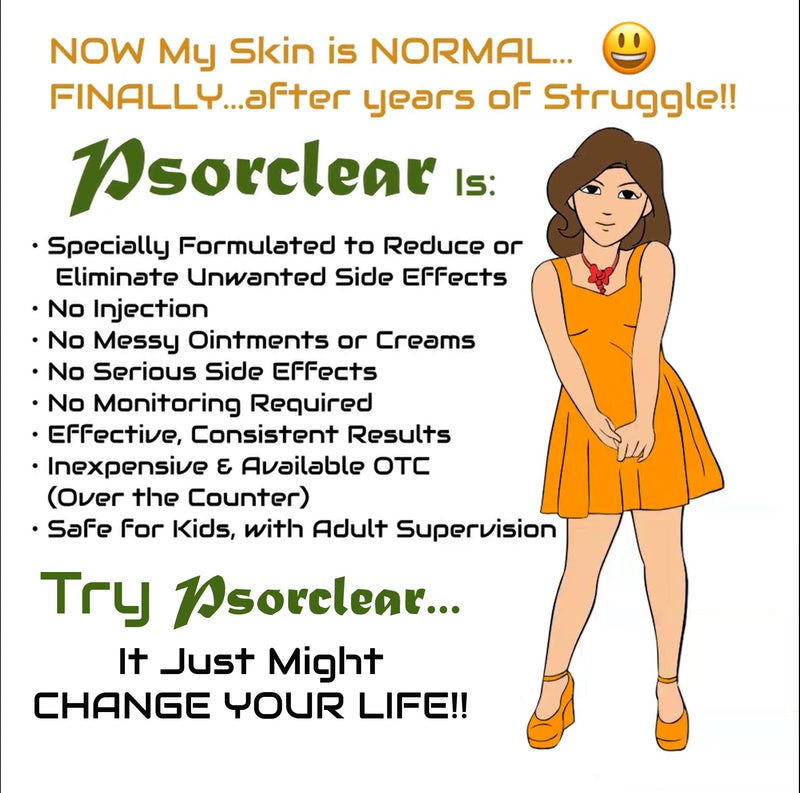 [Australia] - Psorclear-Psoriasis & Eczema Treatment | A Proven Effective and All-Natural Treatment for Psoriasis Eczema & Rosacea Relief That Works (120 Count Bottle) 