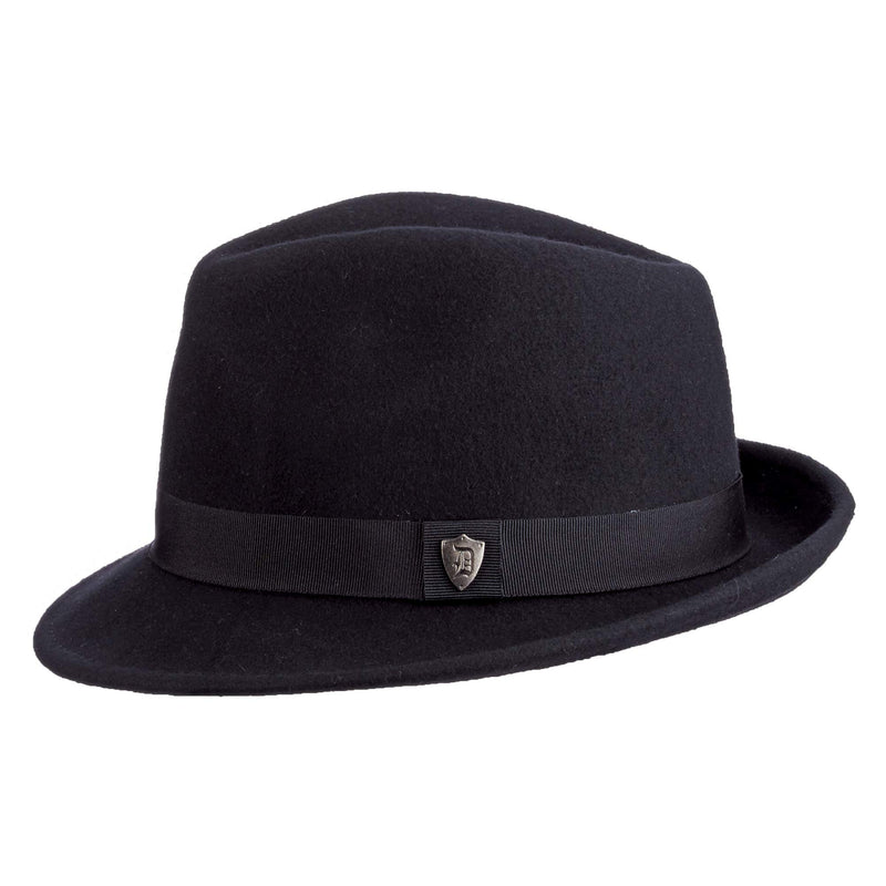 [Australia] - Dorfman Pacific Men's Wool Felt Hat X-Large Black 