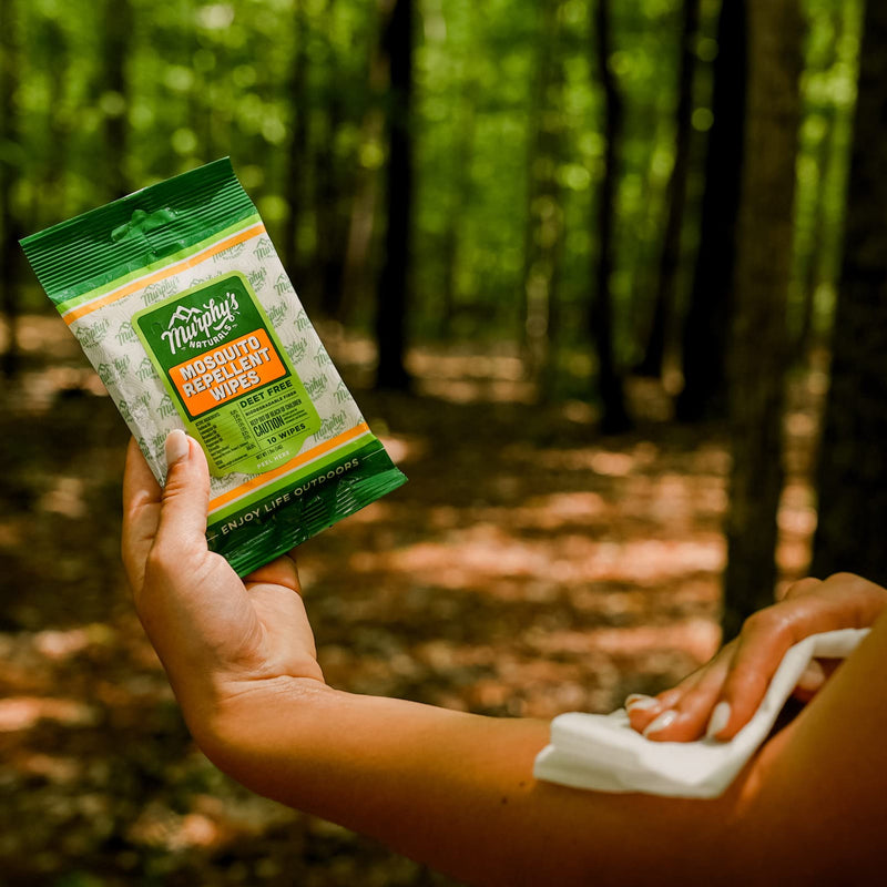 [Australia] - Murphy's Naturals Mosquito Repellent Wipes | DEET Free | Made with Plant Based Essential Oils | Includes Citronella + Lemongrass | Easy to Use | Great for Family | Travel Sized | 10 Wipes | 3-Pack 