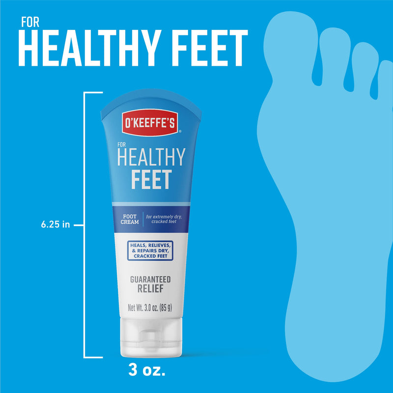 [Australia] - O'Keeffe's Healthy Feet Foot Cream for Extremely Dry, Cracked Feet, 3 Ounce Tube, (Pack of 2) 2 - Pack 