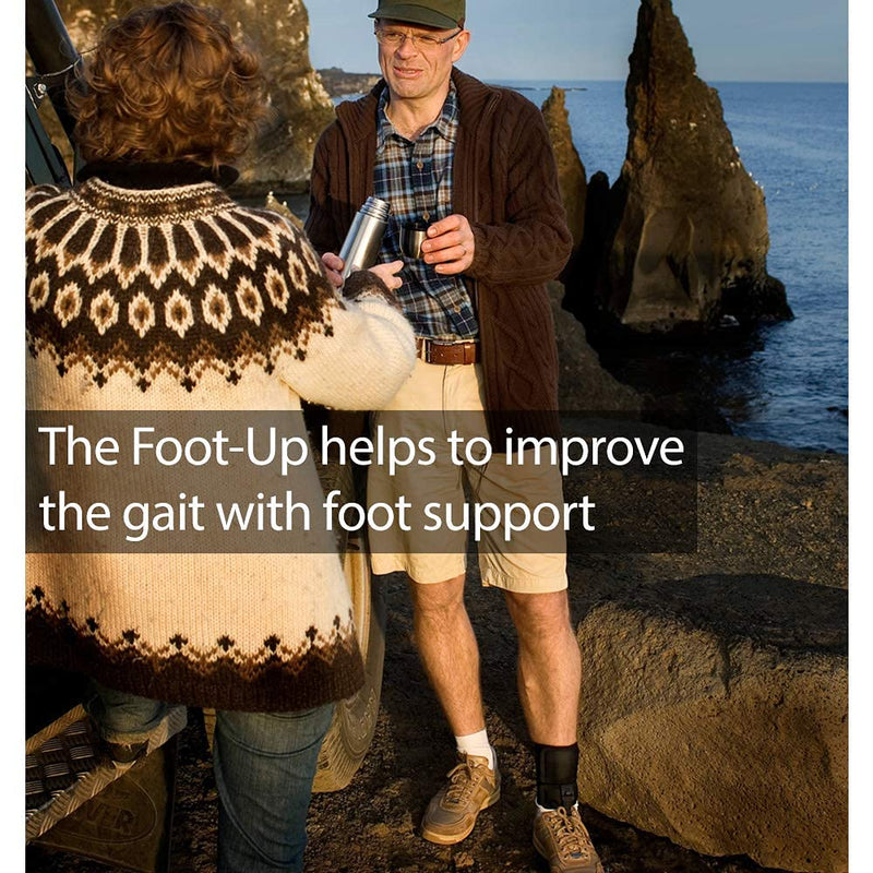 [Australia] - Ossur Foot-Up Drop Foot Brace | Ankle-Foot Orthosis (AFO) for Drop Foot Support | Lightweight, Adjustable Wrap for All-Day Comfort | Breathable Material for All Day Walking | (Beige, Large) Beige Large (Pack of 1) 