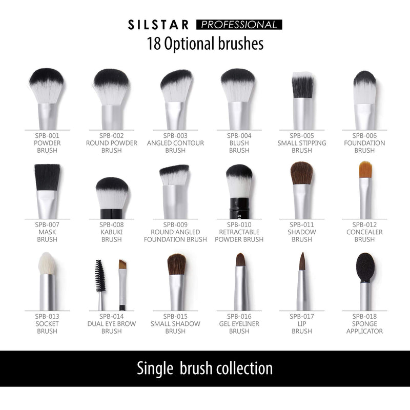 [Australia] - SILSTAR PROFESSIONAL SQUARE FOUNDATION/MASK BRUSH HANDLE MADE IN KOREA 007 