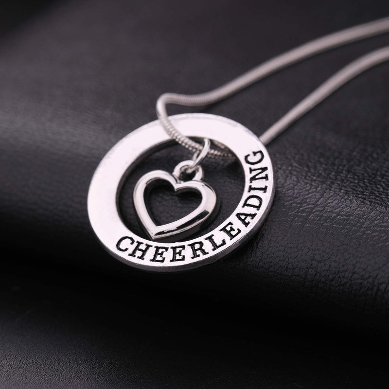 [Australia] - TEAMER Love Cheerleading Pendant Cheer Cheerleader Necklace Gifts Jewelry for Girls Teens Women 