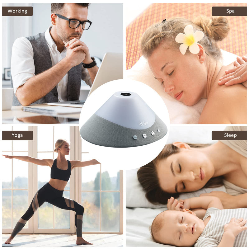 [Australia] - White Noise Machine, Adjustable Warm Night Light with Remote Control, Sleep Aid Machine with 12 Soothing Nature Sounds, Noise Canceling Machine with auto-Off Timer, Sleep Therapy for Baby Adult BL-1878 