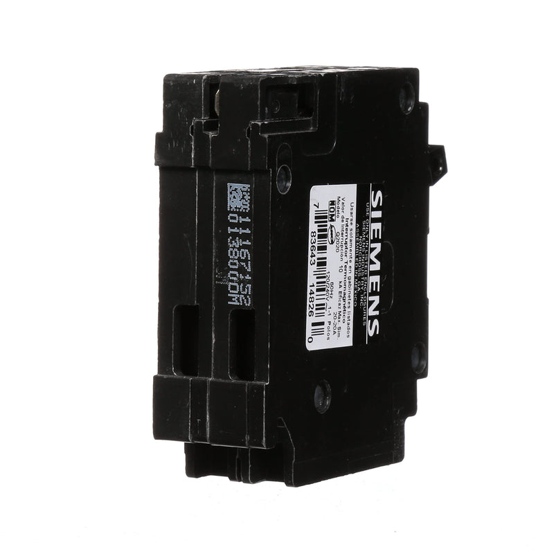 [Australia] - Siemens Q2020 Two 20-Amp Single Pole 120-Volt Circuit Breakers, for use only where Type QT breakers are allowed 