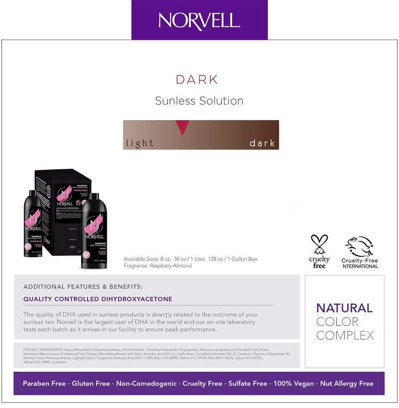 [Australia] - Norvell Premium Sunless Tanning Solution - Dark, 8 fl.oz. 8 Fl Oz (Pack of 1) 